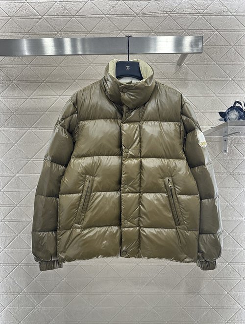 Moncler Customized Nylon Down Jacket with Signature Emblem