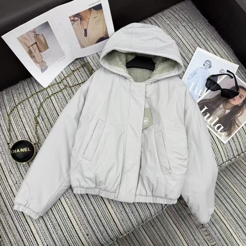 Canada Goose Recommended Shearling Double-Sided Coat with Sleeve Patch