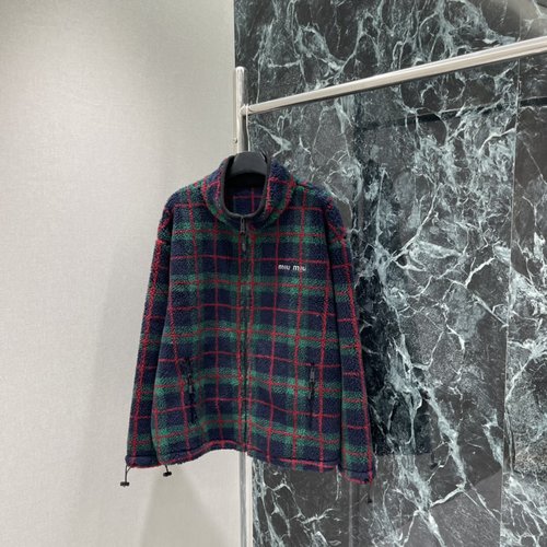 Versace Oversize Checked Fleece Coat for Festive Wear