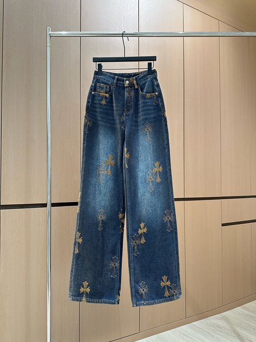 Chanel Designer Original Jeans with High-Quality Fabric and Unique Look