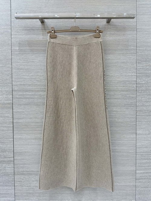 Dior Exclusive Oblique Classic Straight - Leg Pants with Luxury Jacquard Design