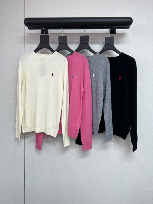 Polo Ralph Lauren Classic Loose-Fit Solid-Color Wool Sweater