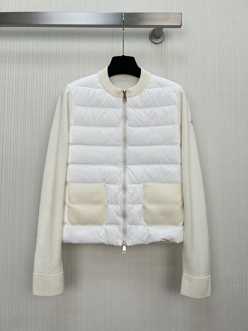 Moncler Knit - Spliced Down Jacket: Stylish and Practical New Arrival