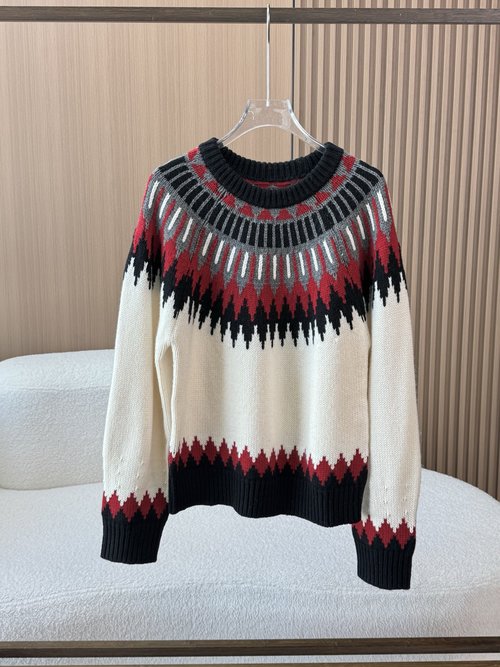 Polo Ralph Lauren Fair Isle Retro Pattern Blend - Color Sweater, Comfortable and Stylish
