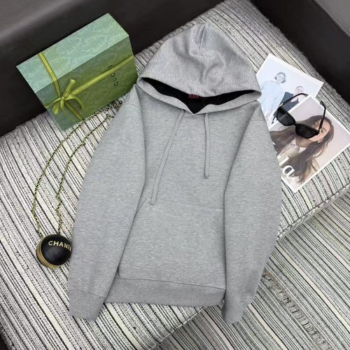 Gucci New Style Contrast Color Hoodie with Embroidery