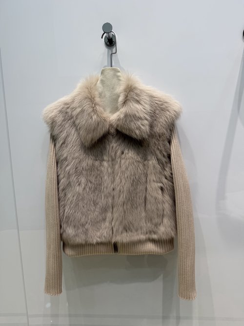 Loro Piana Value-for-Money Detachable Sleeve Imported Toscana Fur Coat