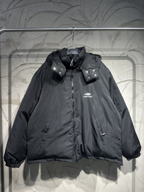 Balenciaga Versatile Ski Collection Embroidered Down Jacket