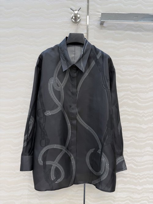 Hermes Exclusive Launch: H-Series Palefroi Remix Silk Shirt