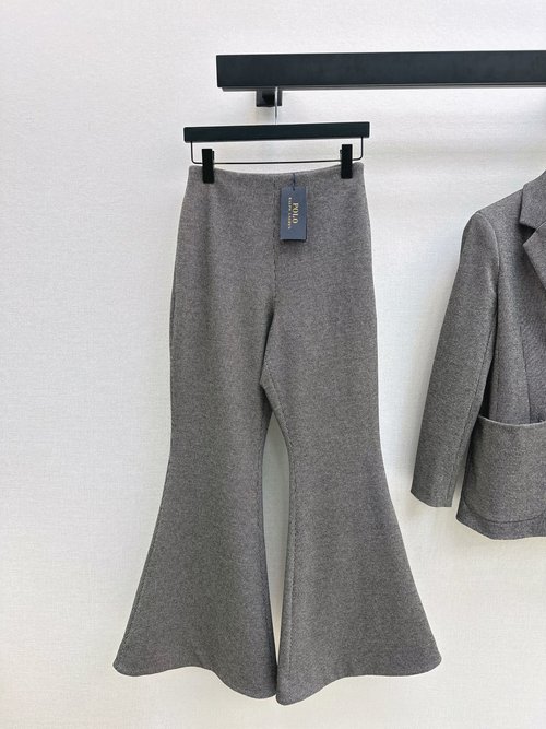 Polo Ralph Lauren Limited Purple Label Check Suit with Matching High-Waist Trousers