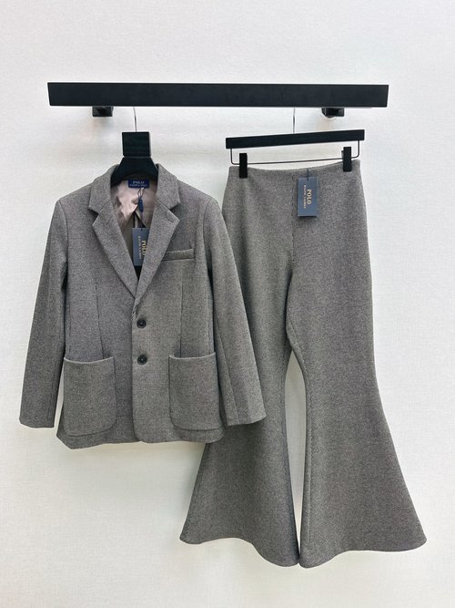 Polo Ralph Lauren Limited Purple Label Check Suit, Presenting a High-End and Elegant Appearance