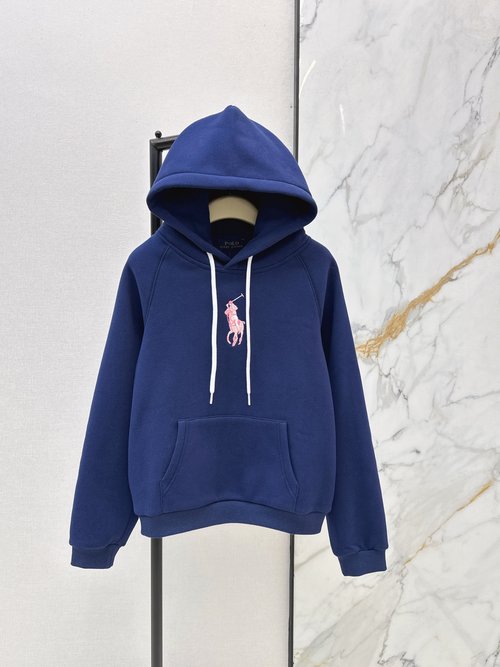 Polo Ralph Lauren Classic Printed Hooded Fleece - Lined Sweatshirt for a Slim Look