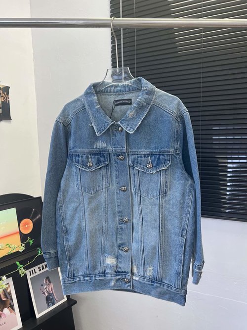 Chrome Hearts Cross Logo Denim Jacket, High-Quality and Timeless