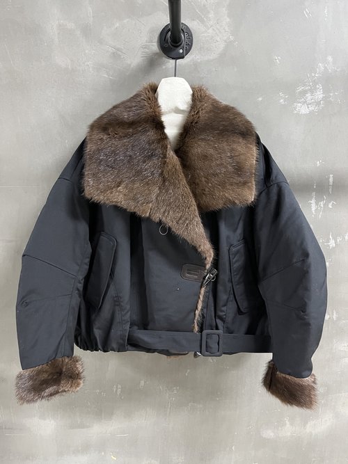 Miu Miu Top-rated Goose Down Coat with Comfortable Fabric and Fashionable Style