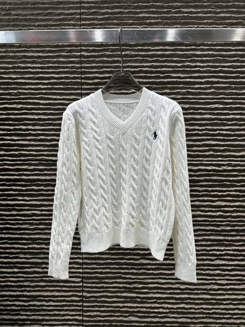 Polo Ralph Lauren Newly Presented V-Neck Thickened Pullover Sweater
