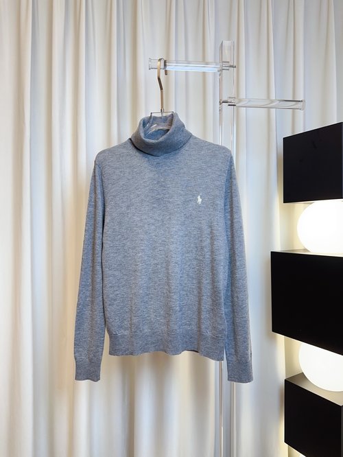 Polo Ralph Lauren Embroidered Logo Cashmere Turtleneck - Soft and Adaptable