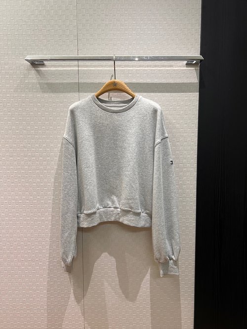 Celine Arc de Triomphe Embroidered Logo Lantern Sleeve Hoodie