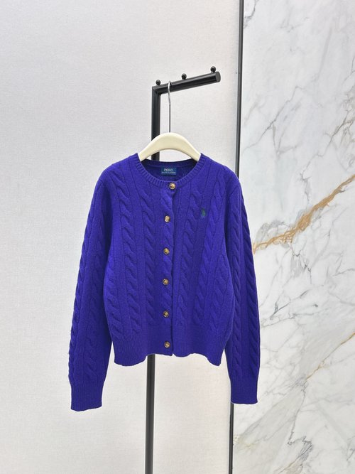 Polo Ralph Lauren Classic American Cable-Knit Cashmere Cardigan for Discerning Customers