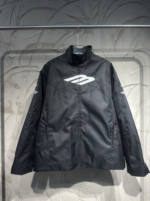 Balenciaga Ski Biker Jacket, Oversize Waterproof Outerwear