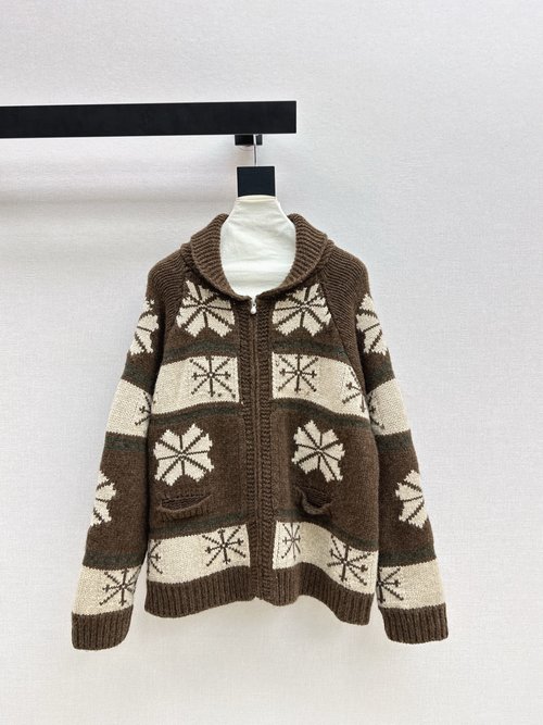 Polo Ralph Lauren Fair Isle Knit Cardigan with Loose Fit and Nordic Style