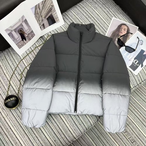 Alexander Wang Reflective Down-Filled Short Coat with Practical Pockets