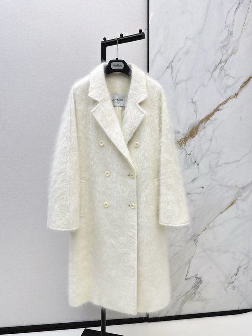 Max Mara Minimalist Long Coat, Warm and Stylish