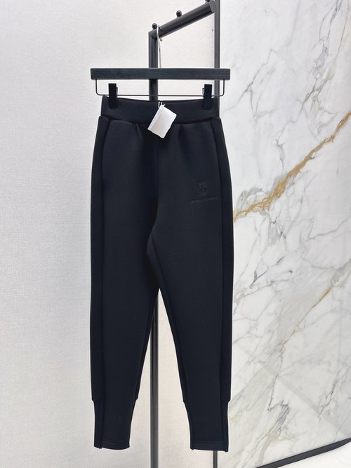 Brunello Cucinelli Space Cotton Harlen Pants, Classic and Fashionable