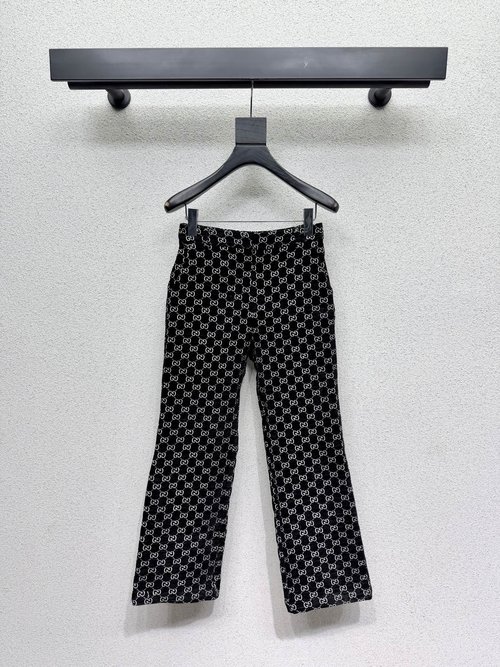 Gucci G Family Corduroy Damask Suit Pants, Versatile and Comfortable