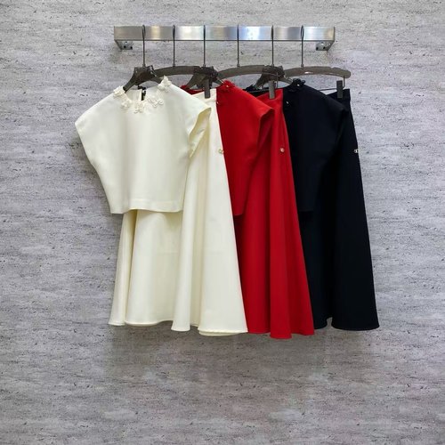 Hermes Chinese-Style Suit with Beaded Collar