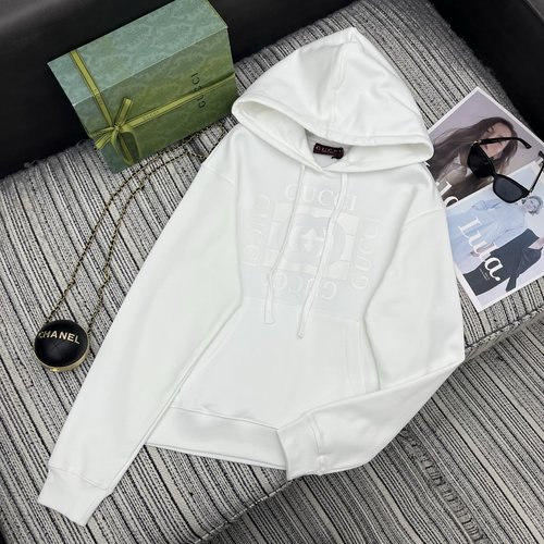 Gucci Monogram Print Hoodie for Sophisticated Style