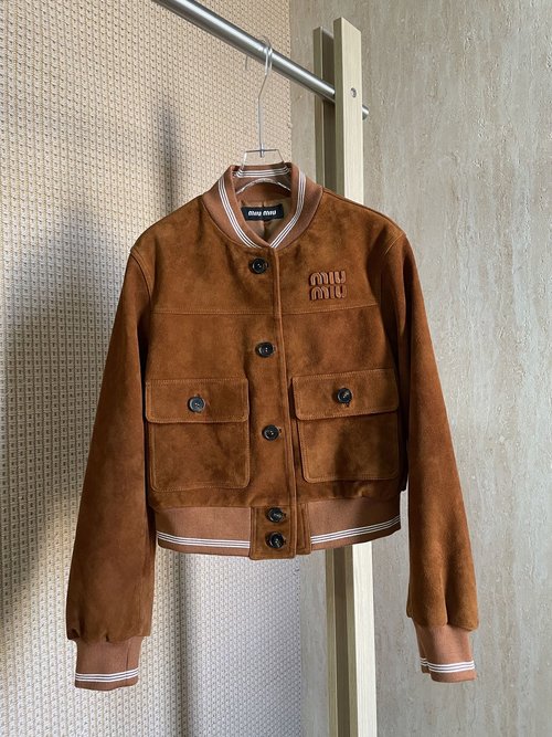 Miu Miu New Miu Style Clothing with Shoulder, Sleeve & Chest Details