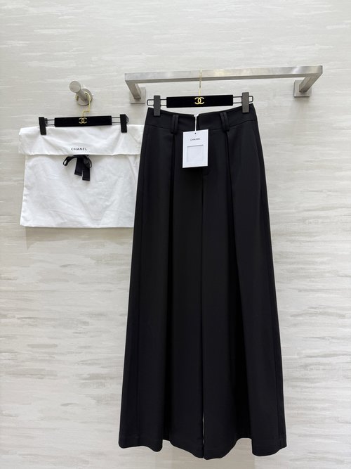 Chanel Classic Straight Flared Trousers, Stylish