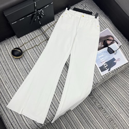 Yves Saint Laurent New Style Flared Denim Trousers