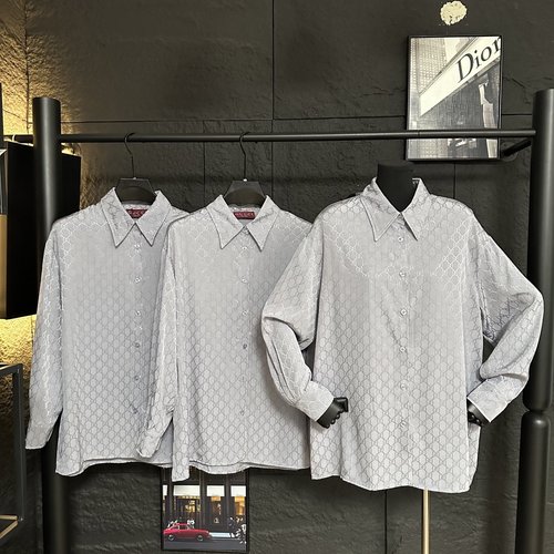 Gucci Custom Jacquard Stand - Collar Shirt in Diverse Colors