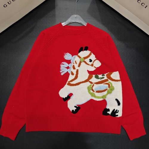 Gucci Wool New Year Pullover Long Sleeve