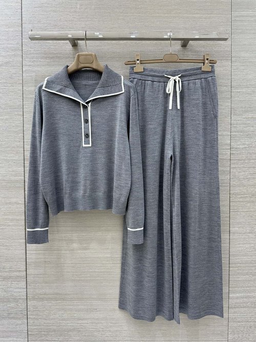 Thom Browne Exclusive High - End Contrast - Trimmed Silk - Wool Suit