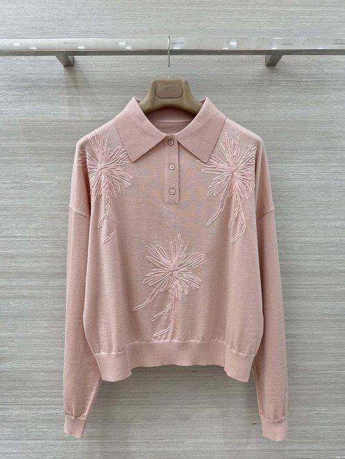 Brunello Cucinelli Luxury Embroidered Knit Cardigan Exclusive Debut