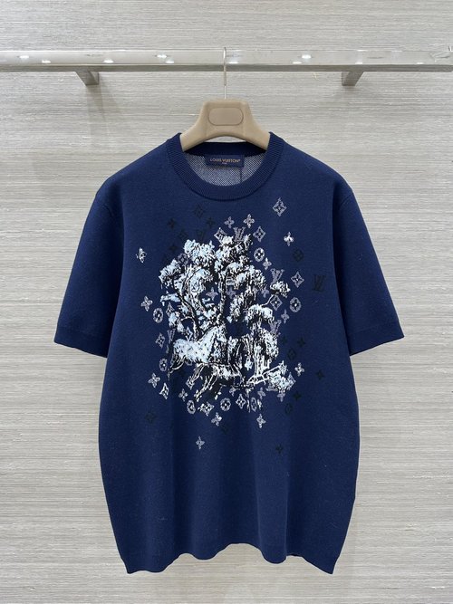 Louis Vuitton Exclusive Embroidered Knit Top