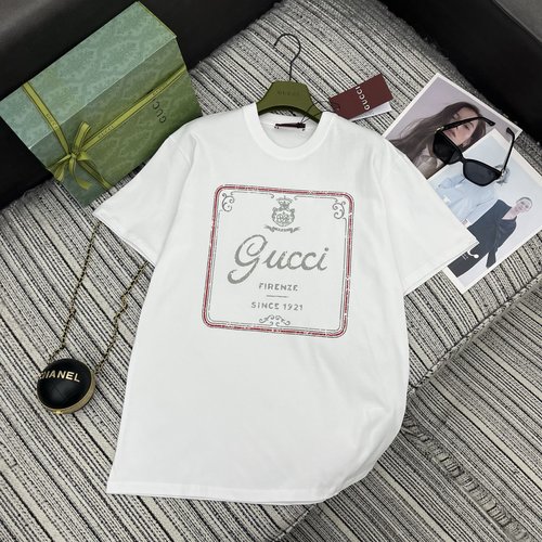 Gucci Letter Printed Short-Sleeved T-Shirt