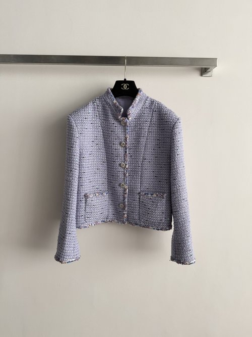 Chanel Chic Tweed Jacket with Sparkles for Any Occasion