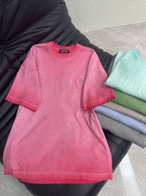 Chanel Sanskrit Cross Patch Vintage-Washed Cotton Short-Sleeve T-Shirt