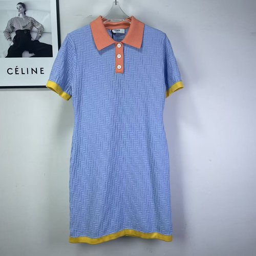 Fendi Embroidered V-neck Cardigan, Solid Color and Elegant