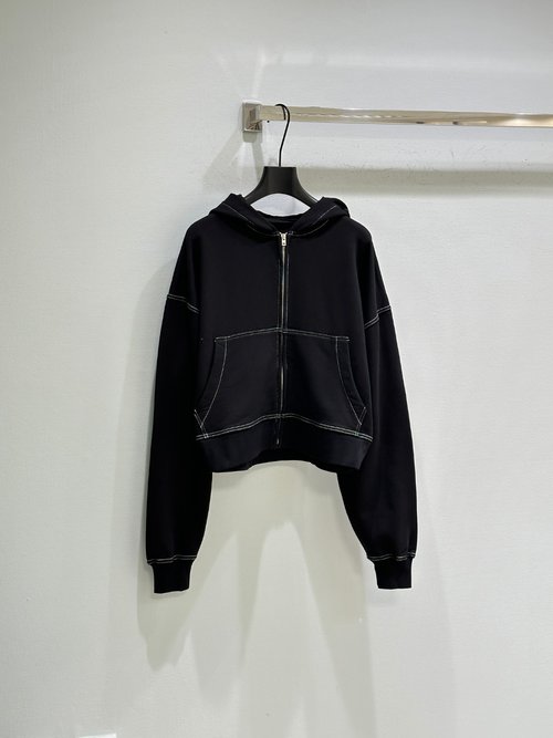 Dior New Arrival: Cotton Fleece Hoodie with Embroidered Logo