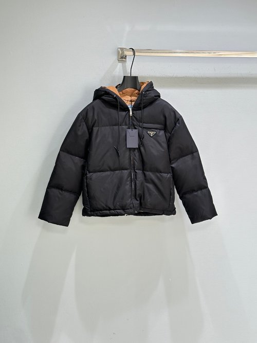 Prada Retro-Styled Down Jacket with Contemporary Design