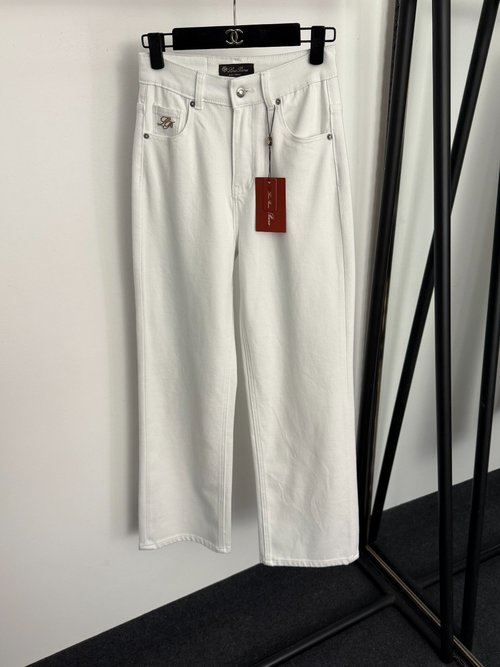 Loro Piana Logo-Embroidered Pocket Jeans