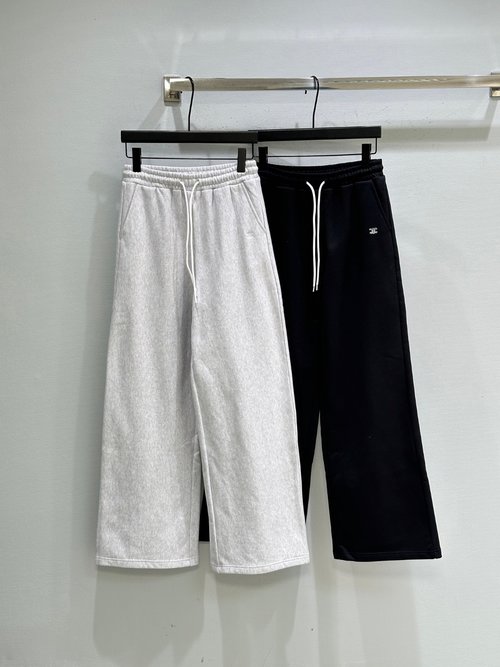 Chanel Cotton Zip-up Hoodie Set with Double C Embroidery