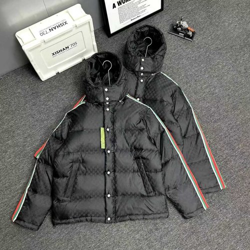 Gucci Removable Hood Down Jacket with Waterproof Fabric