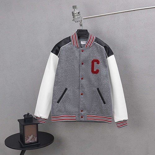 Celine Runway Baseball Jacket with Premium Materials