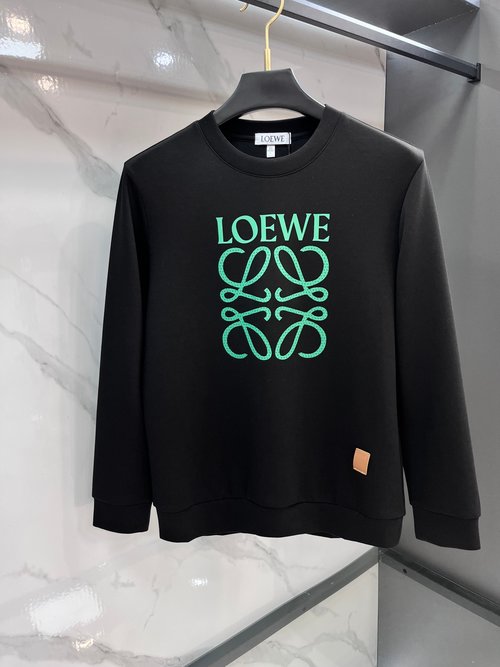 Loewe Classic Logo Long-sleeve Sweatshirt with Return Option