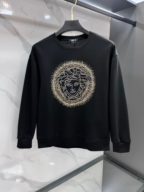 Versace Premium Branded Logo-Embroidered Hoodie
