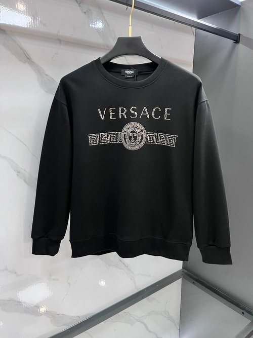 Versace Hot-Selling Crew Neck Sweatshirt with Exquisite Craftsmanship